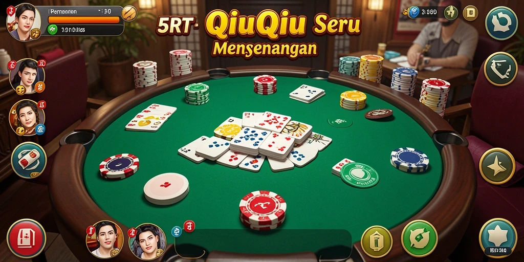 Screenshot 5RT menampilkan gameplay QiuQiu yang seru.
