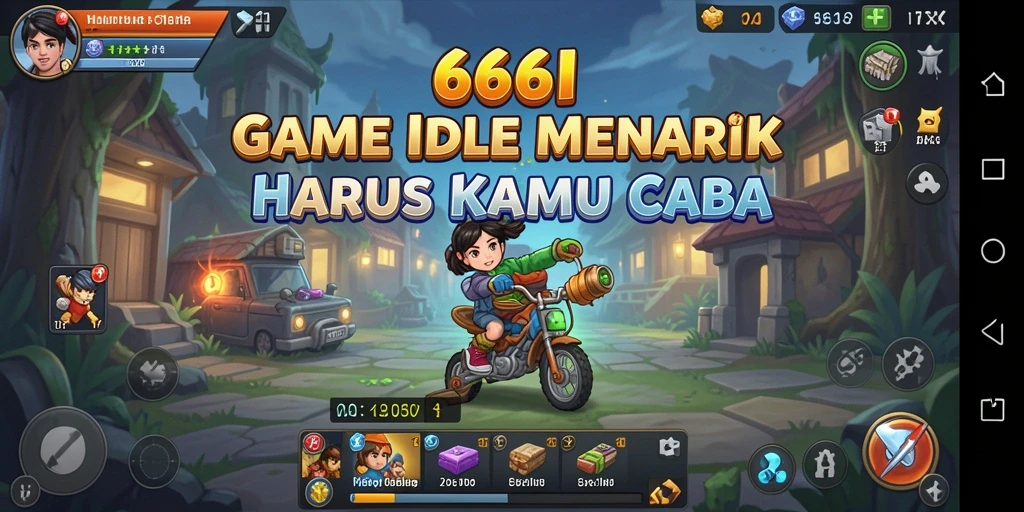 Tampilan gameplay 666I yang seru dan menampilkan karakter-karakter unik.