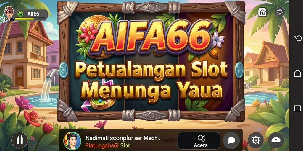 Tampilan gameplay Slot AIFA66 yang menarik dan penuh warna.