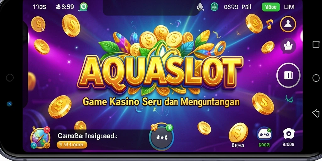 Gameplay AQUASLOT yang seru dengan berbagai tema slot menarik.