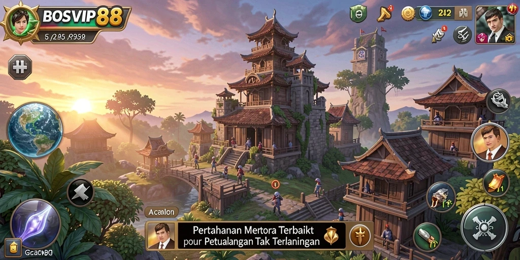Gameplay seru Tower Defense di BOSVIP88 yang penuh strategi.