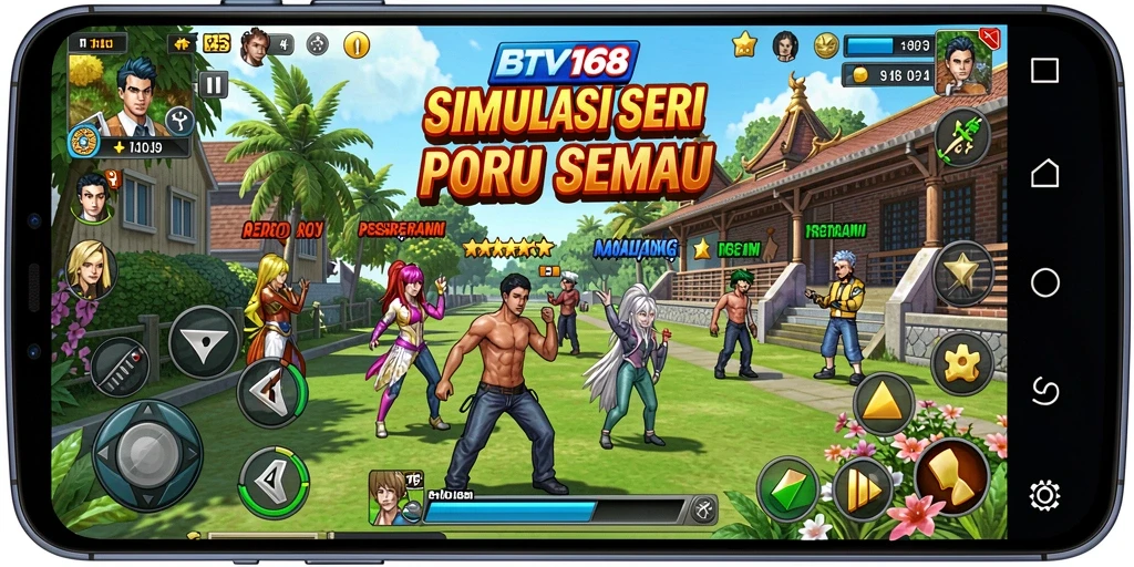 Skrinsut gameplay BTV168 yang menunjukkan aksi seru dan interaksi pemain.