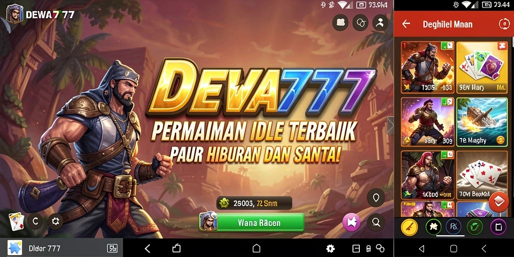 Screenshot DEWA777 menampilkan gameplay santai dan grafis menarik.