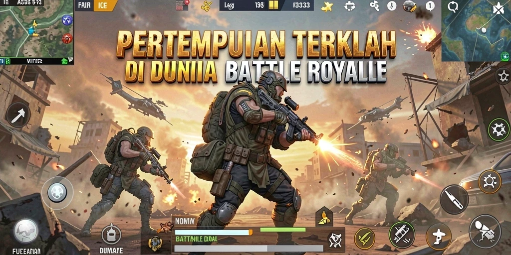 Gameplay seru dan mendebarkan dari FB333 dalam pertempuran Battle Royale.