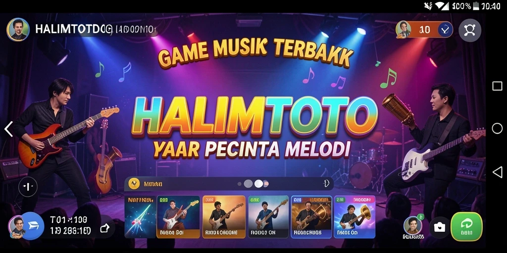 Tampilan gameplay HALIMTOTO yang seru dan interaktif.