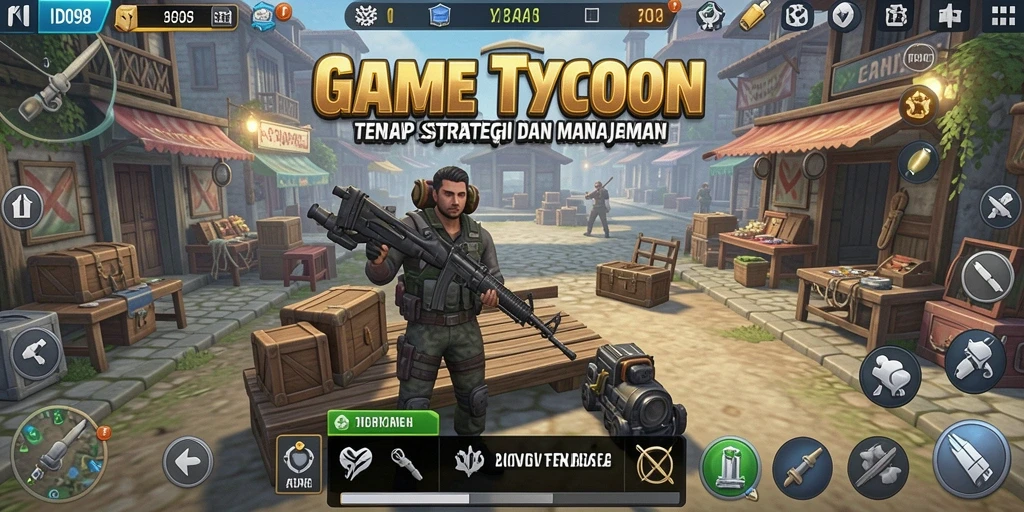 Gameplay Tycoon yang seru dan menantang di ID098.