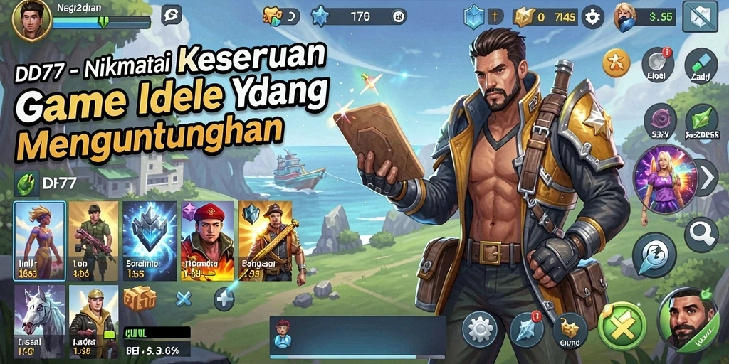Tampilan gameplay IDR77 yang menarik dan sederhana.