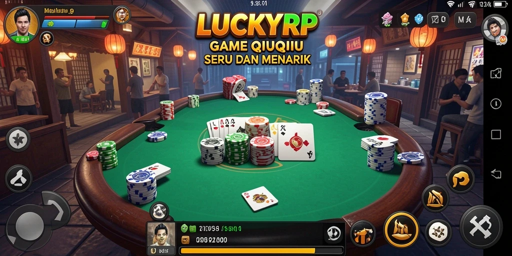 Tampilan gameplay QiuQiu yang mendebarkan dalam LUCKYRP.