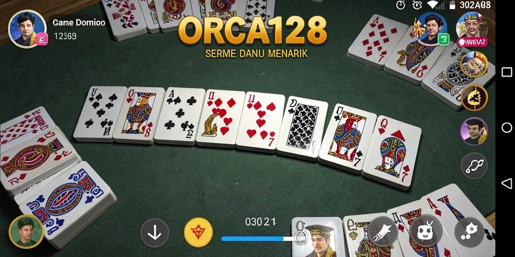 Tampilan gameplay ORCA128 yang menarik dan seru.