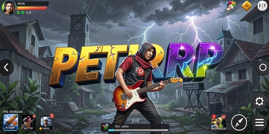 Gameplay seru dan interaktif dalam PETIRRP dengan berbagai genre musik.