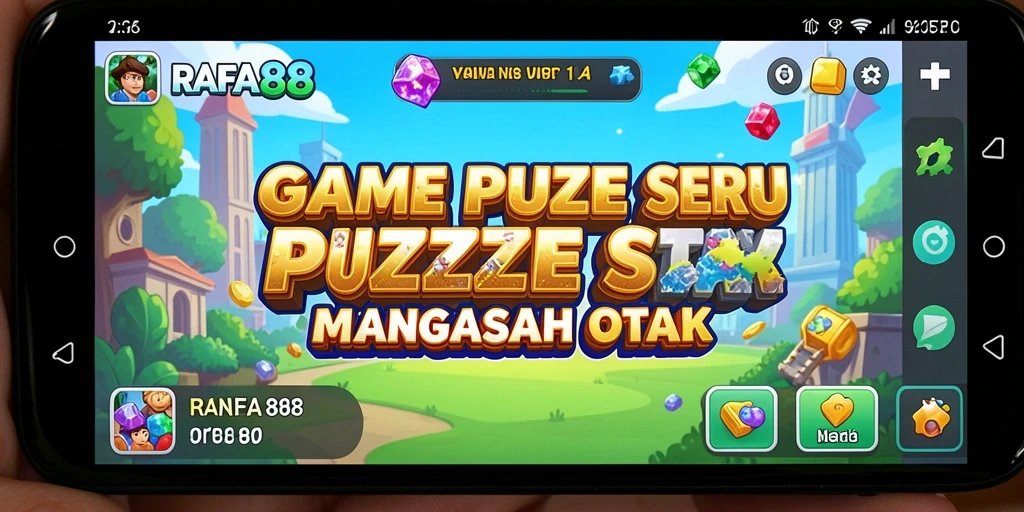 Tampilan gameplay RAFA88 dengan berbagai teka-teki menarik.