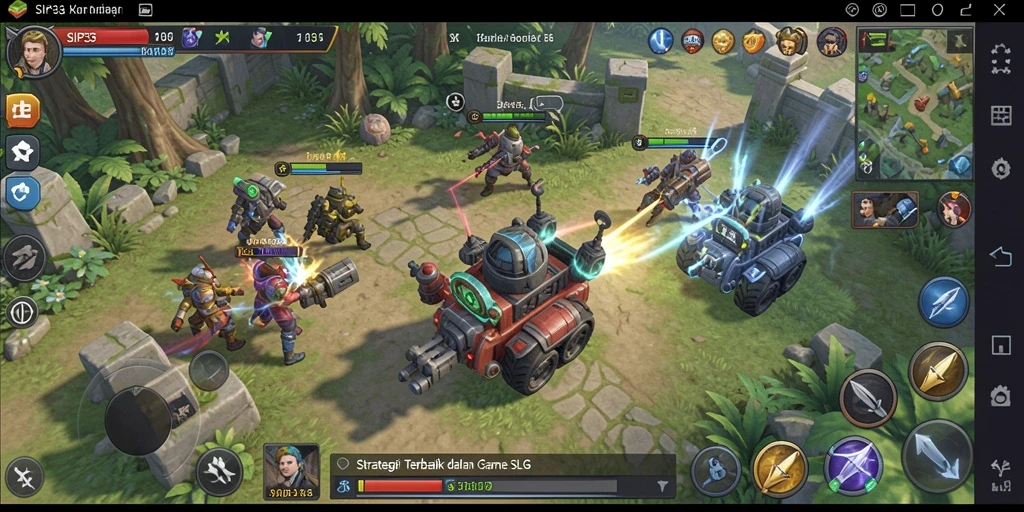 Tampilan gameplay menegangkan dengan strategi mendalam di SIP33.
