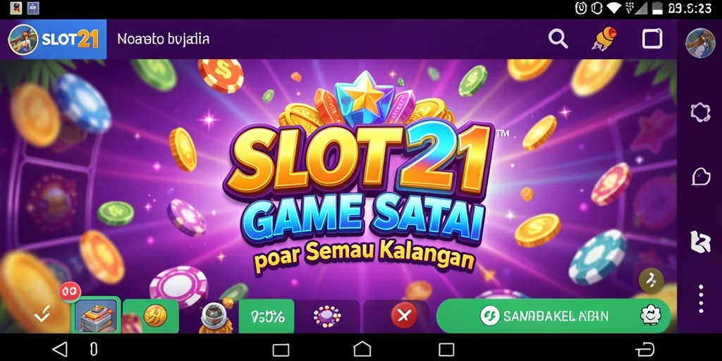 Tampilan gameplay SLOT21 yang menarik dan menghibur.