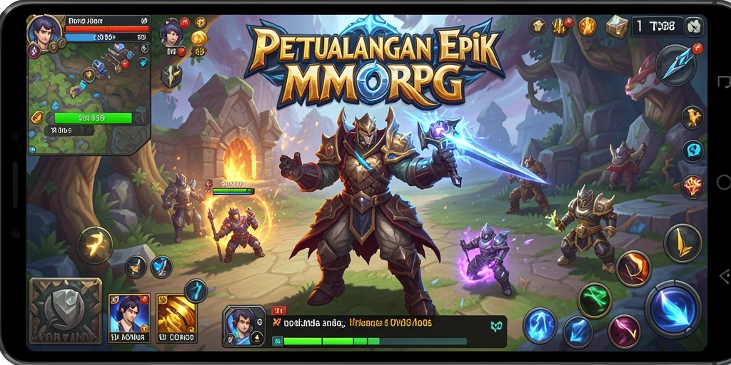 Gameplay TO88 yang seru dalam dunia MMORPG yang luas.