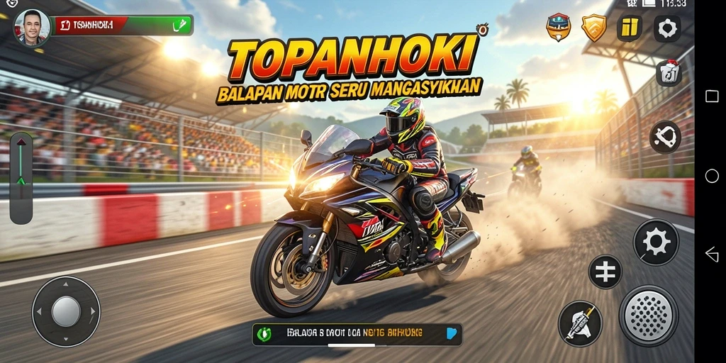 Gameplay menegangkan dan grafis menawan dari TOPANHOKI.