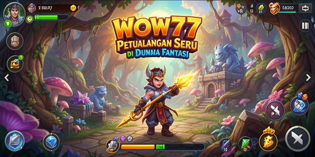 Tampilan gameplay WOW77 yang menantang dan penuh aksi.
