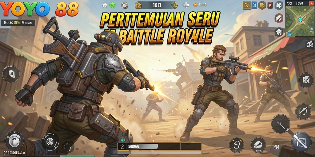 Gameplay seru di YOYO88 dengan pertempuran intens dan strategi cermat.